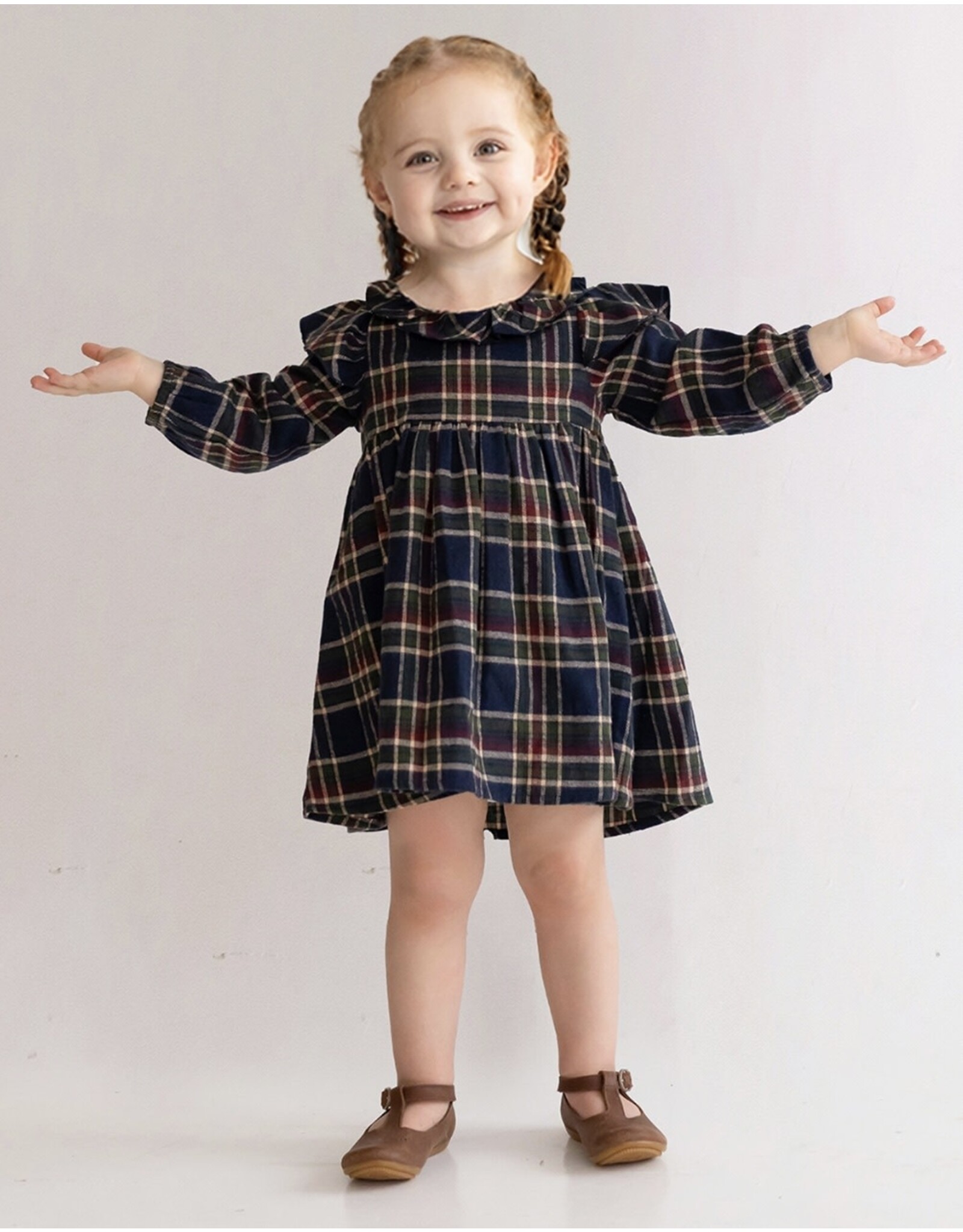Mabel & Honey Mabel & Honey- Matilda Peter Pan Collar Dress