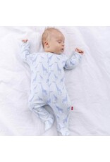 Magnetic Me Magnetic Me- Blue Jolie Giraffe Organic Magnetic Footie
