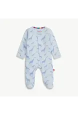 Magnetic Me Magnetic Me- Blue Jolie Giraffe Organic Magnetic Footie