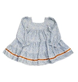 Be Girl Clothing Be Girl- Cotton Fields Garden Twirler