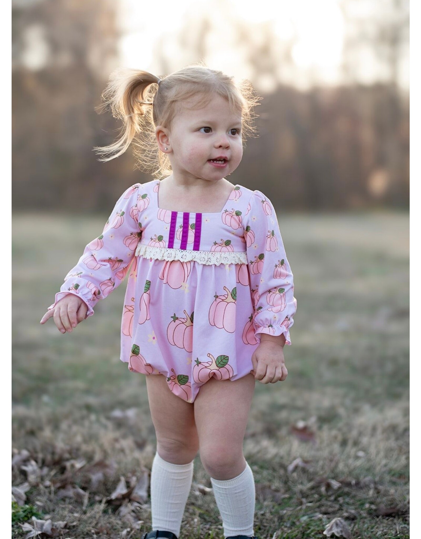 Be Girl Clothing Be Girl- Retro Pumpkin Playsuit Bubble