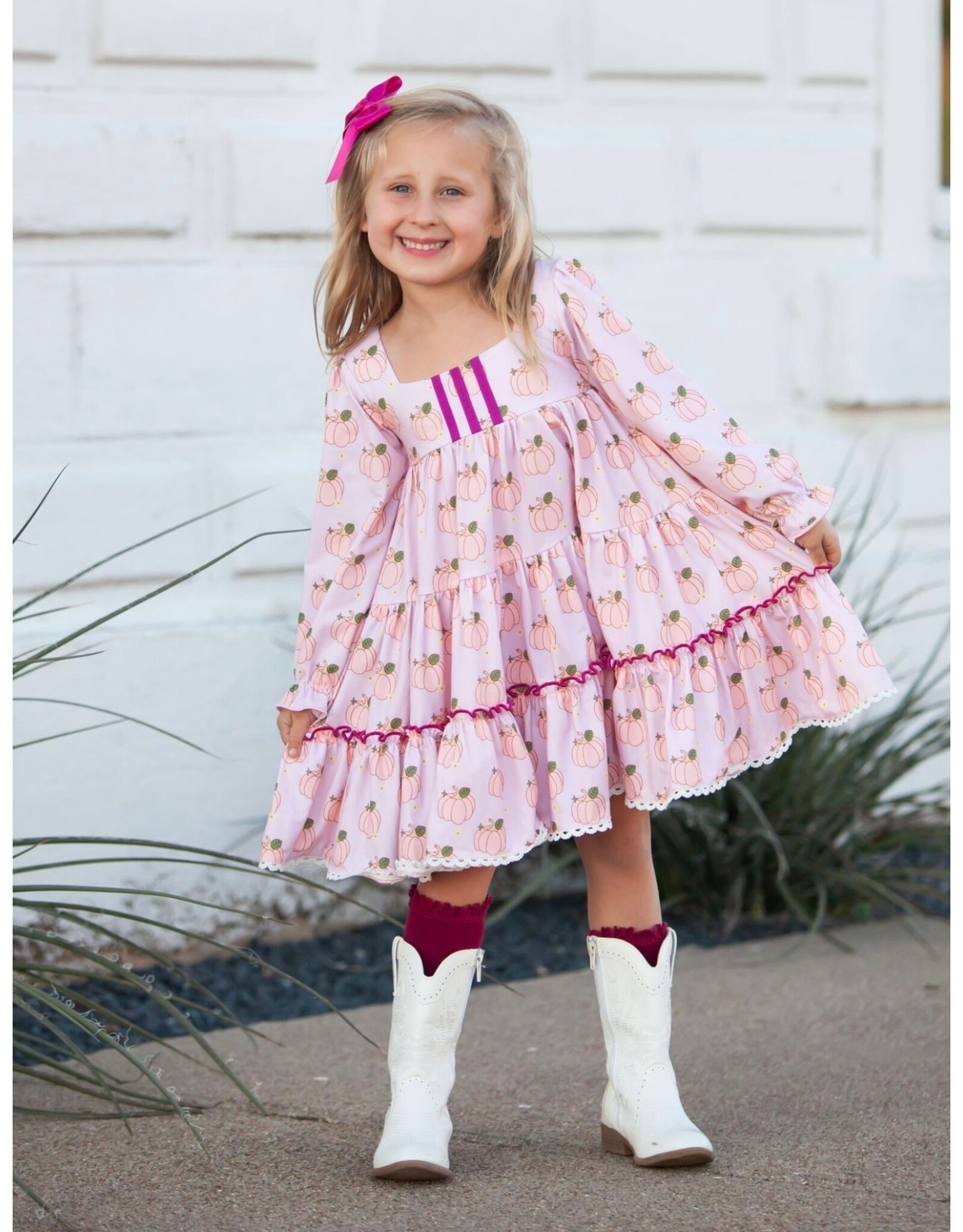 Be Girl Clothing Be Girl- Retro Pumpkin Garden Twirler