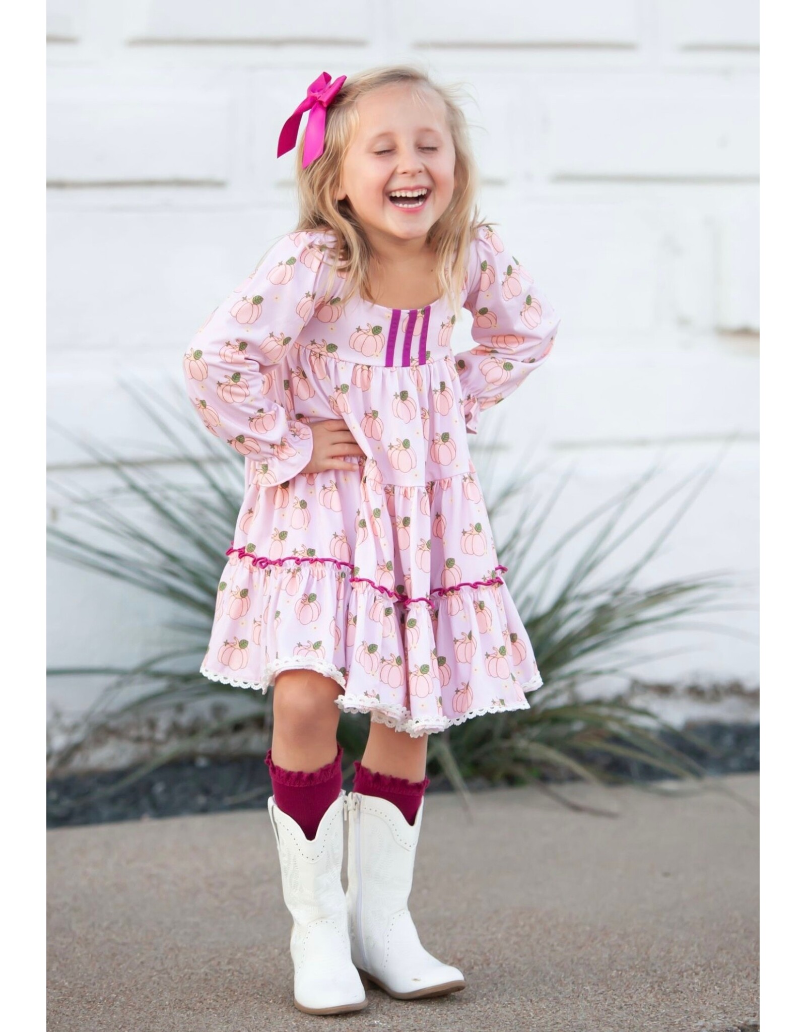 Be Girl Clothing Be Girl- Retro Pumpkin Garden Twirler