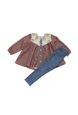 Be Girl Clothing Be Girl- Rose Floral Tunic Set