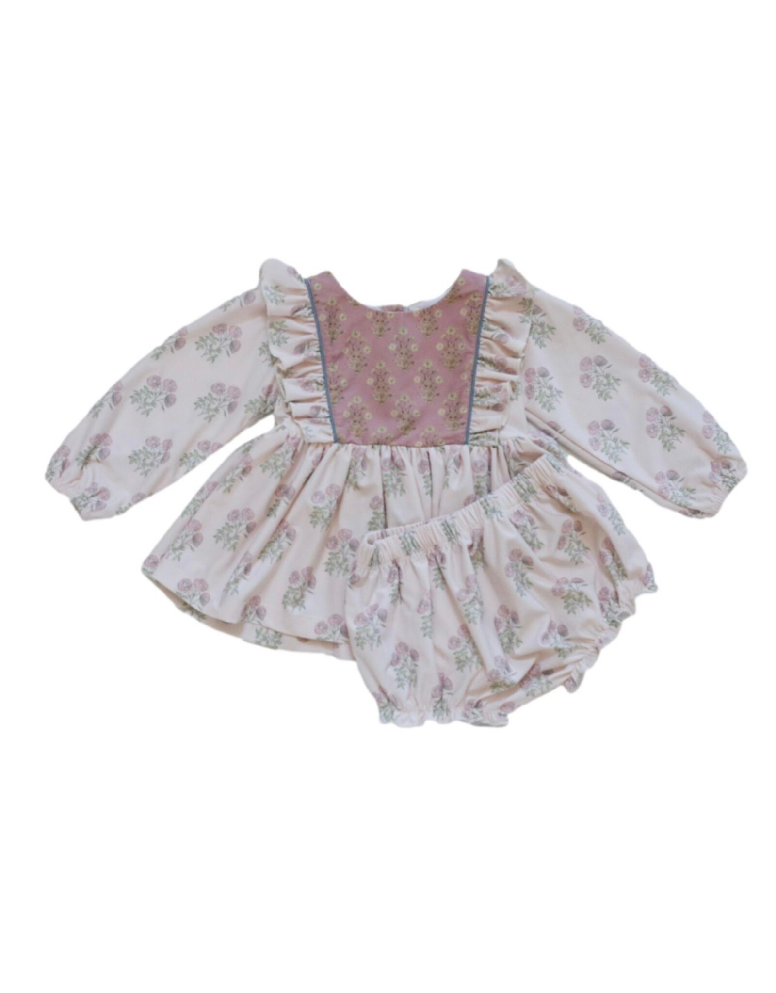 Be Girl Clothing Be Girl- Rose Floral Ruffle Lap Set