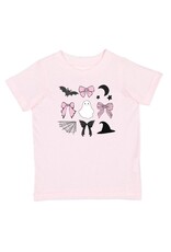 Sweet Wink- Spooky Coquette Halloween Ballet Pink TShirt