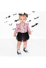 Sweet Wink- Glitter Bat Halloween Coquette Bow Clip