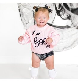 Sweet Wink- Boo Bat Knit Sweater