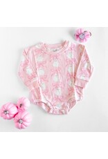 Sweet Wink- Coquette Ghost Pink Romper