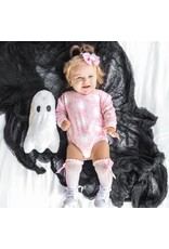 Sweet Wink- Coquette Ghost Pink Romper