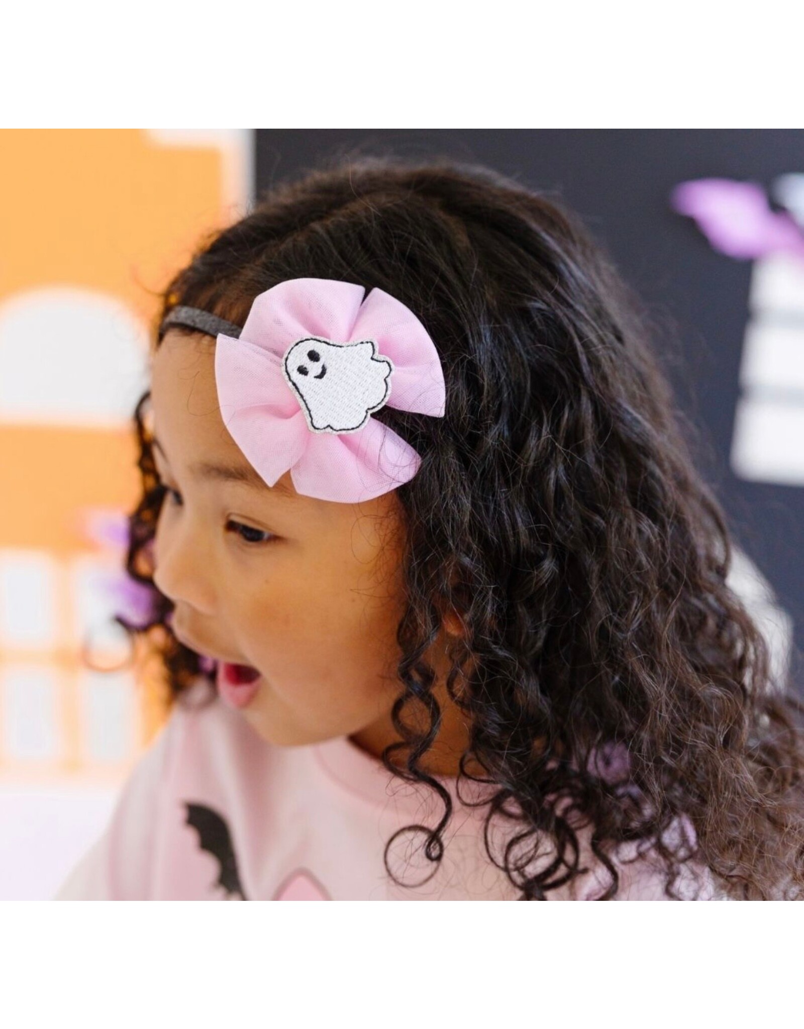 Sweet Wink- Coquette Tulle Ghost Bow Headband