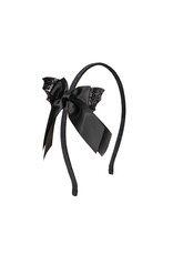 Sweet Wink- Glitter Bat Halloween Coquette Bow Headband
