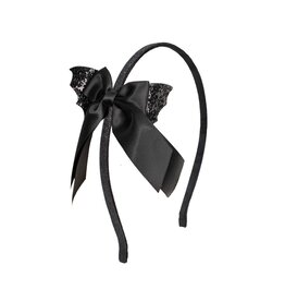 Sweet Wink- Glitter Bat Halloween Coquette Bow Headband