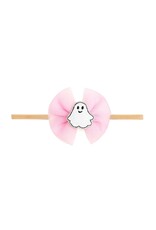 Sweet Wink- Coquette Tulle Ghost Bow Baby Headband