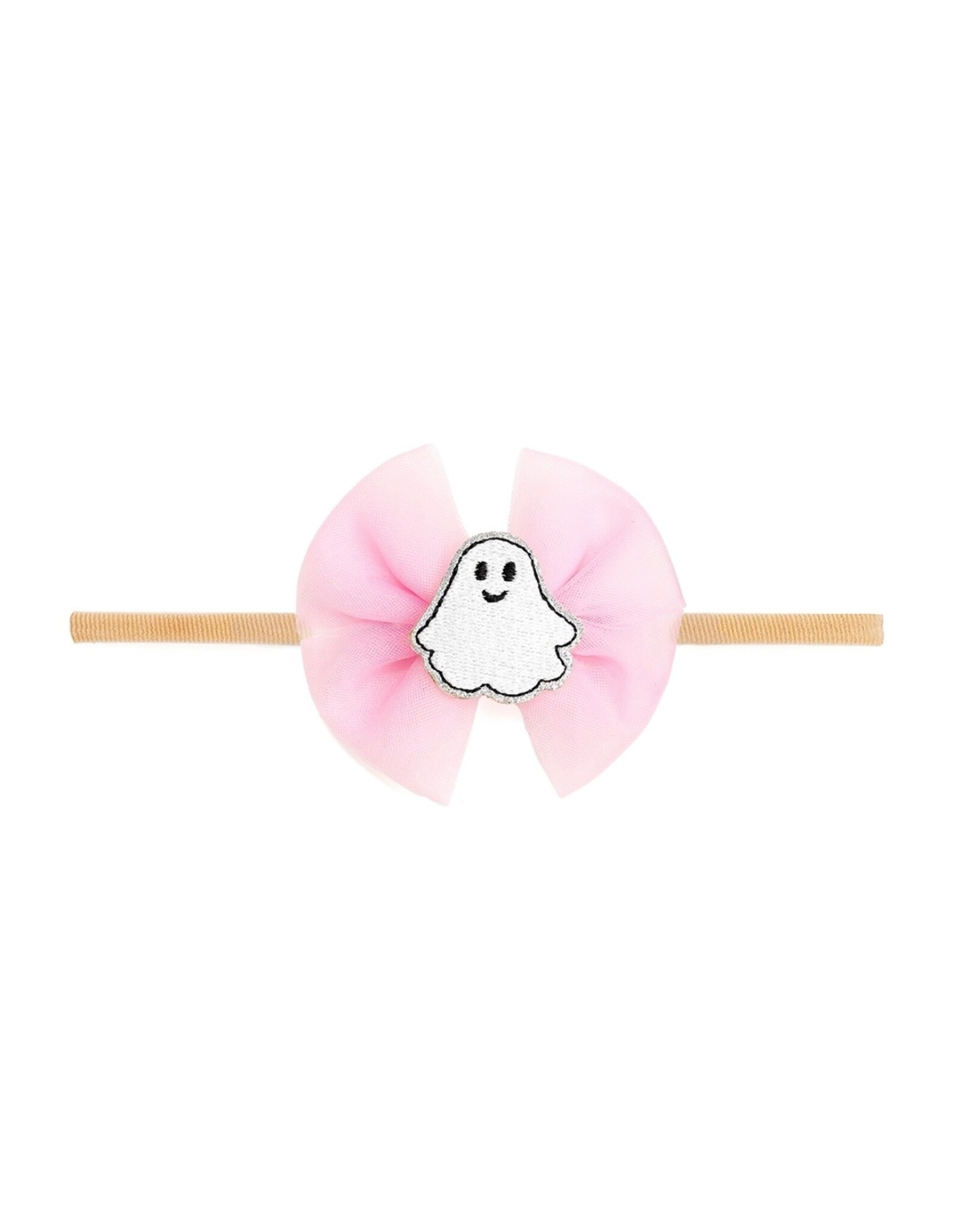 Sweet Wink- Coquette Tulle Ghost Bow Baby Headband