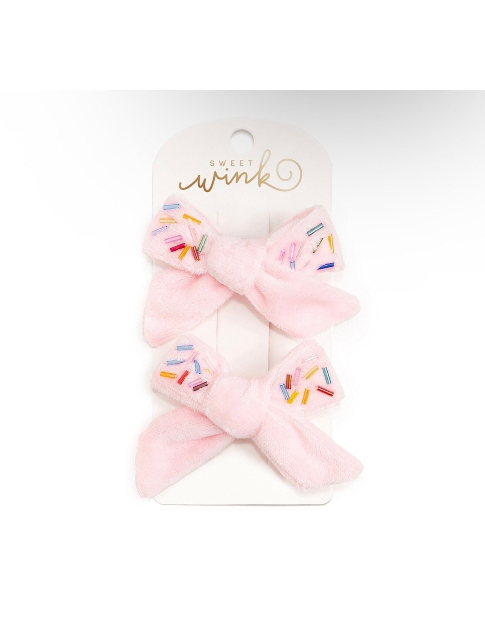 Sweet Wink- Sprinkle Bow Clip Set
