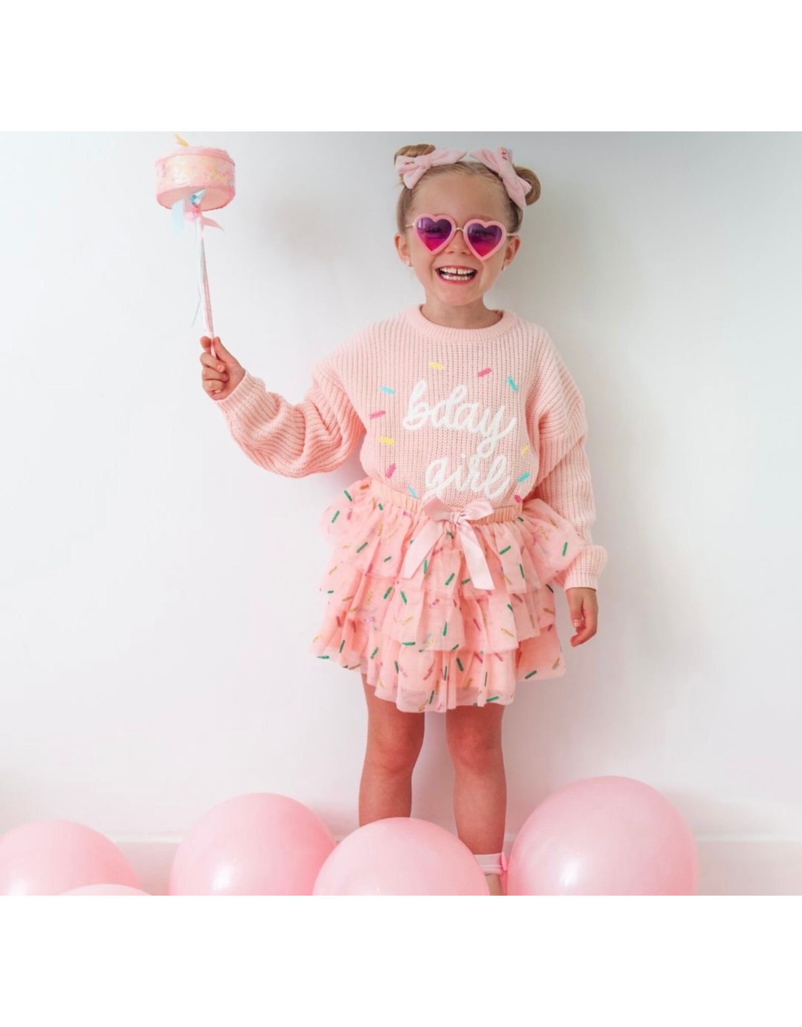 Sweet Wink- Sprinkle Bow Clip Set