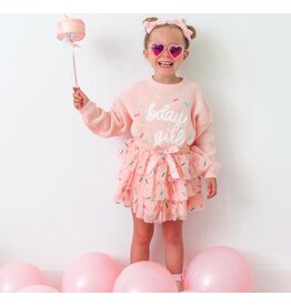 Sweet Wink- Birthday Girl Sprinkle Knit Sweater
