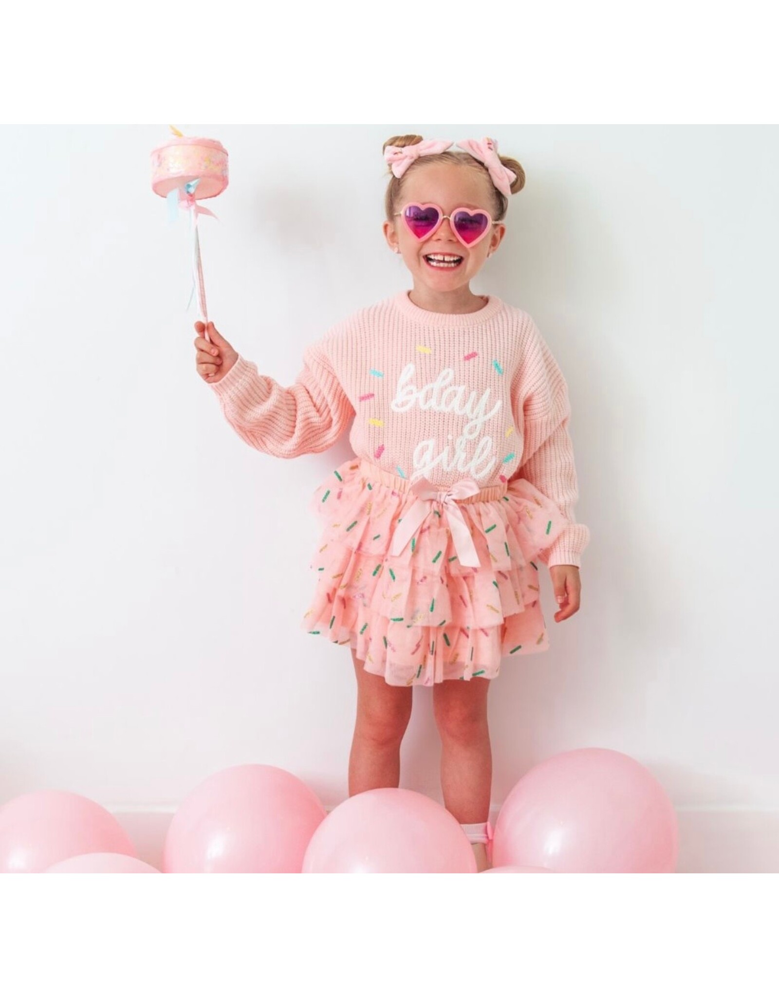 Sweet Wink- Birthday Girl Sprinkle Tiered Tutu