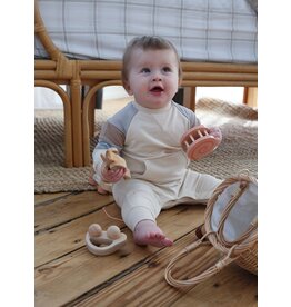 Be Girl Clothing Be Girl- Colorblock Crewneck Jumpsuit