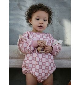 Be Girl Clothing Be Girl- Daisy French Terry Romper