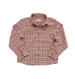 Be Girl Clothing Be Girl- Rose Plaid Button Down