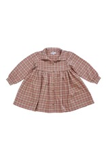 Be Girl Clothing Be Girl- Rose Plaid Collared Dress