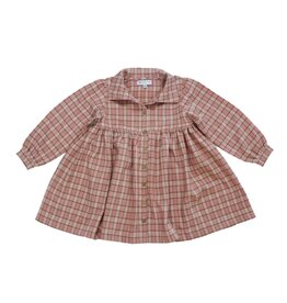 Be Girl Clothing Be Girl- Rose Plaid Collared Dress