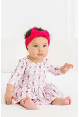 Mila & Rose Mila & Rose-  Pink Nutcracker Twirl Flutter Bodysuit