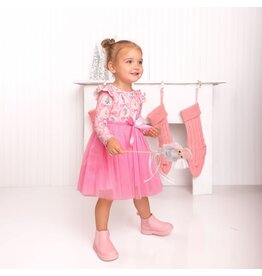 Sweet Wink- Nutcracker Trellis Christmas L/S Tulle Dress