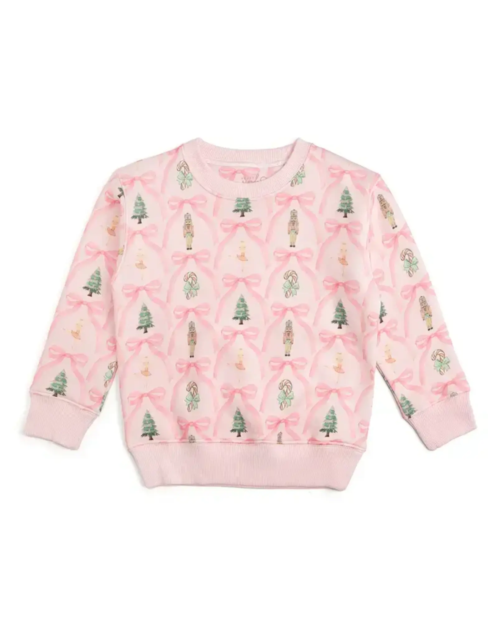 Sweet Wink- Nutcracker Trellis Christmas Sweatshirt: Ballet