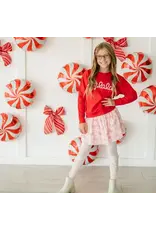 Sweet Wink- Candy Cane Bow Christmas Tutu