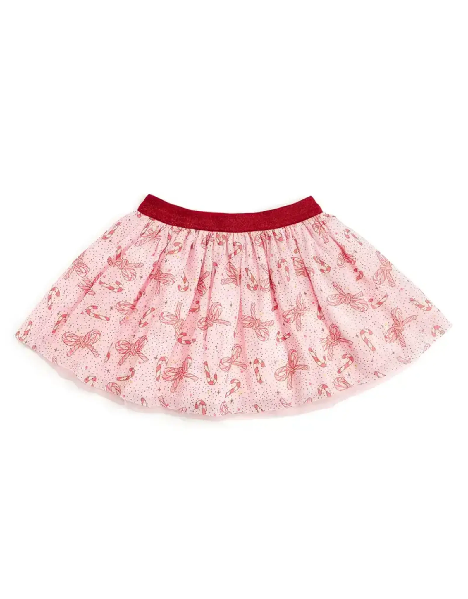 Sweet Wink- Candy Cane Bow Christmas Tutu