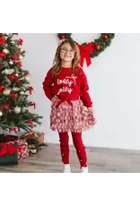 Sweet Wink- Christmas Plaid Bow Tiered Tutu