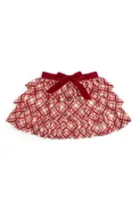 Sweet Wink- Christmas Plaid Bow Tiered Tutu