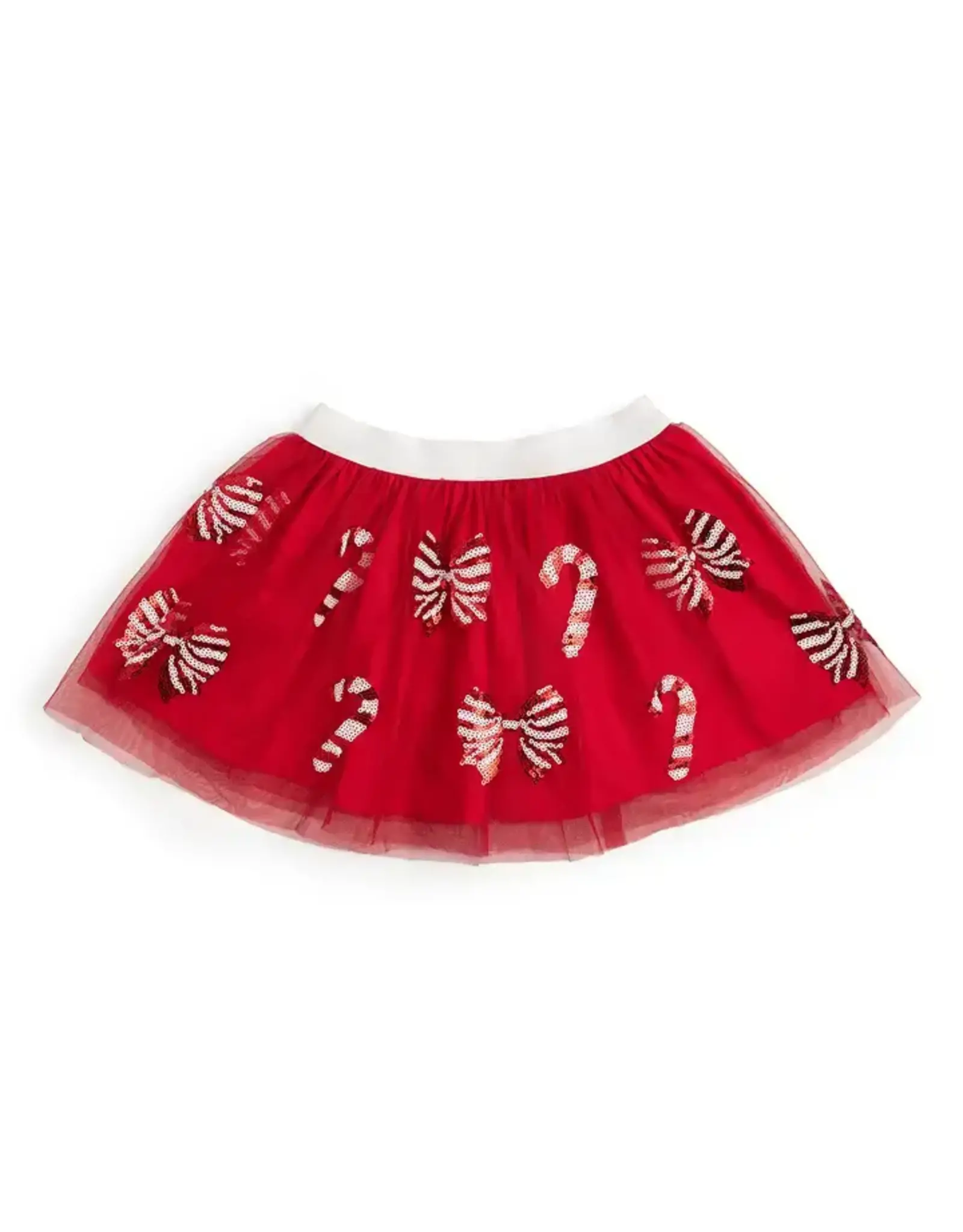 Sweet Wink- Candy Cane Coquette Sequin Tutu