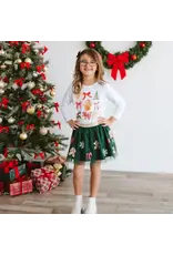 Sweet Wink- Gingerbread Joy Sequin Tutu