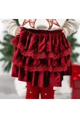 Sweet Wink- Ruby Red Velvet Tiered Christmas Tutu