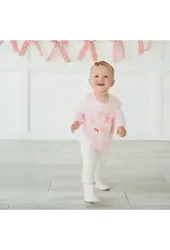 Sweet Wink- Christmas Fun L/S Romper: Ballet