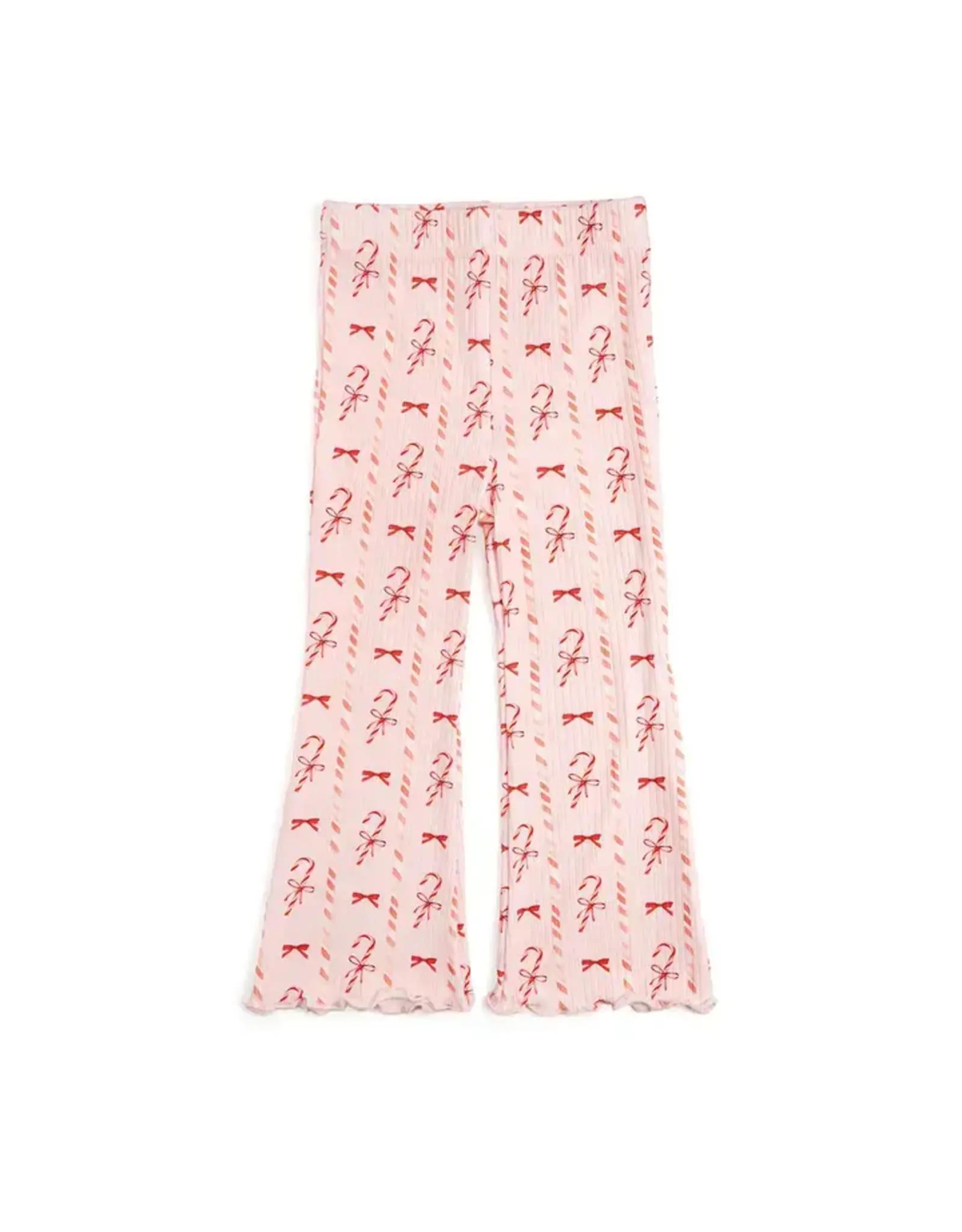 Sweet Wink- Candy Cane Lane Christmas Flare Legging
