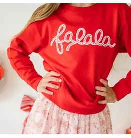 Sweet Wink- Falala Patch Christmas Sweatshirt