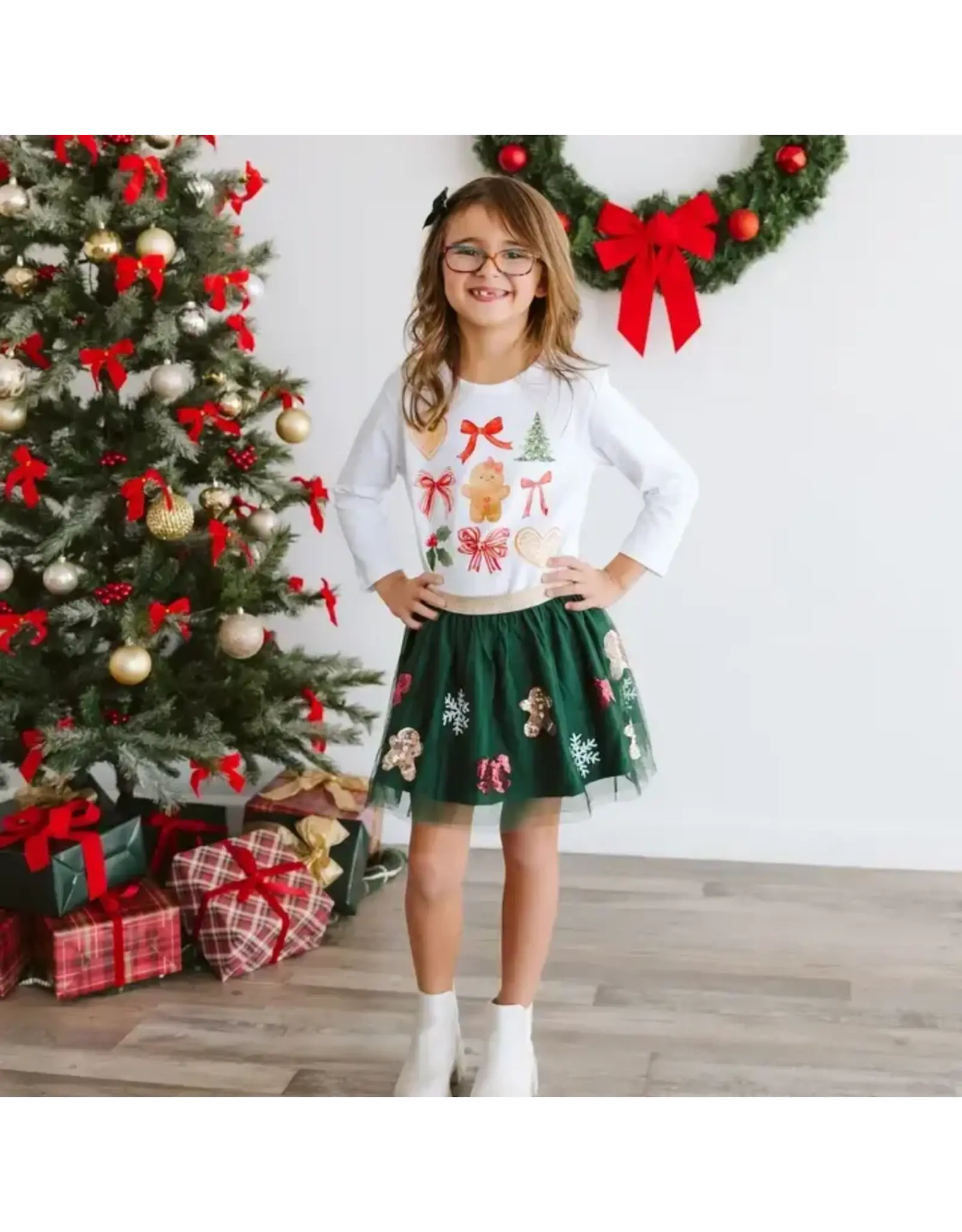 Sweet Wink- Gingerbread Cutie Christmas L/S Shirt