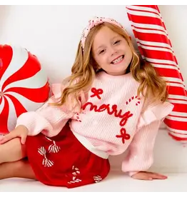 Sweet Wink-  Coquette Merry Christmas Knit Sweater