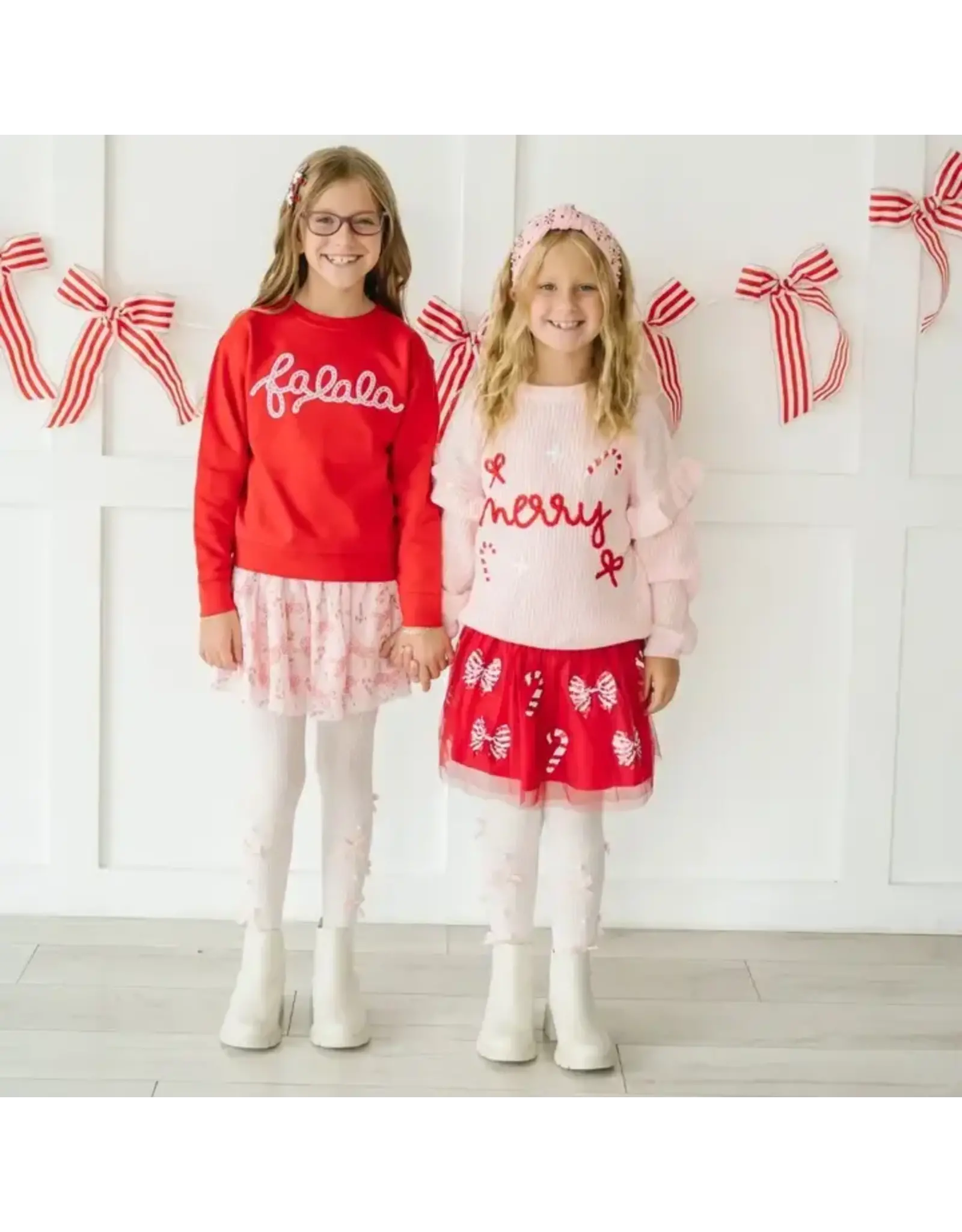 Sweet Wink-  Coquette Merry Christmas Knit Sweater