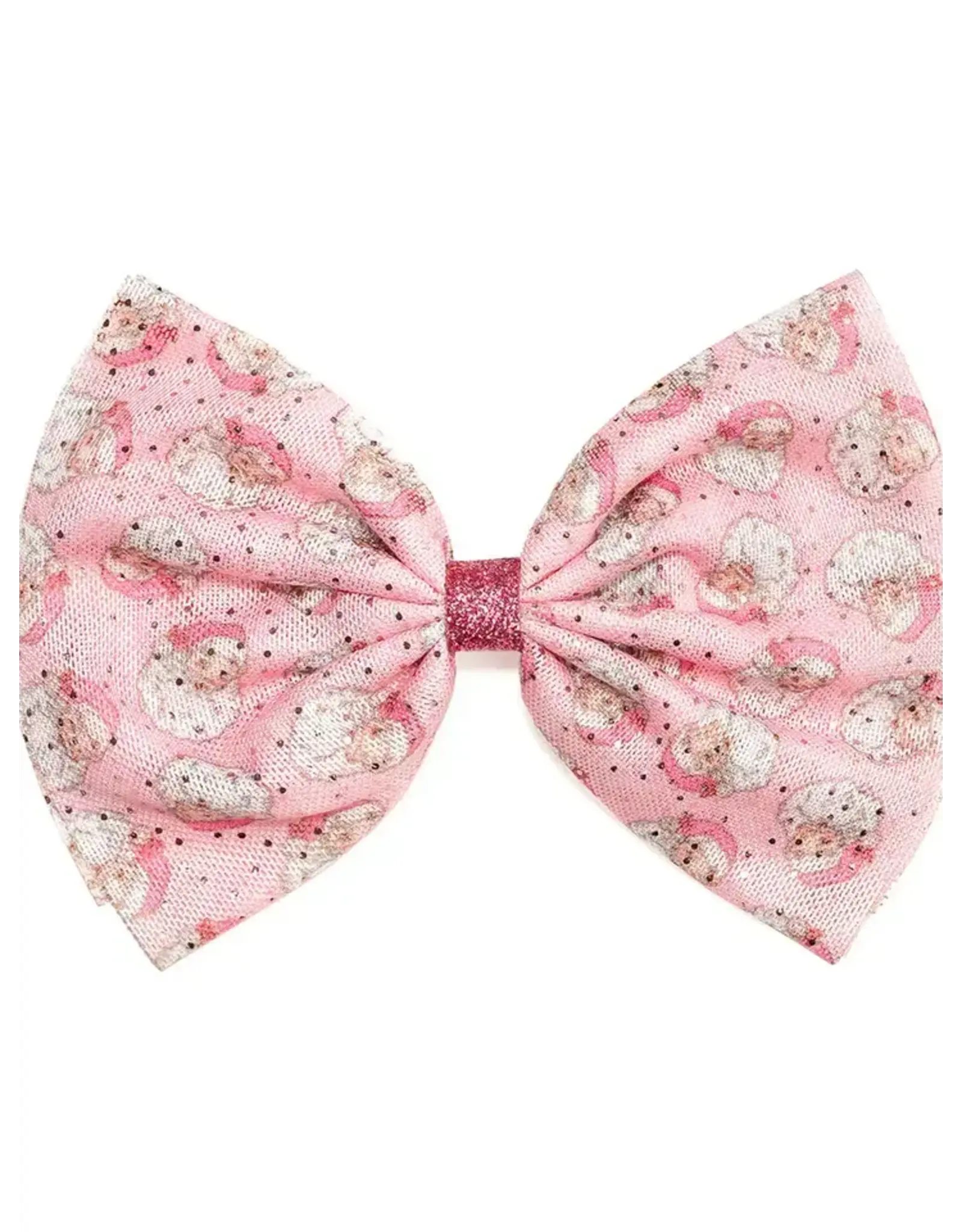 Sweet Wink- Retro Santa Christmas Tulle Bow Clip