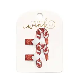 Sweet Wink- Candy Cane Christmas Clip Set