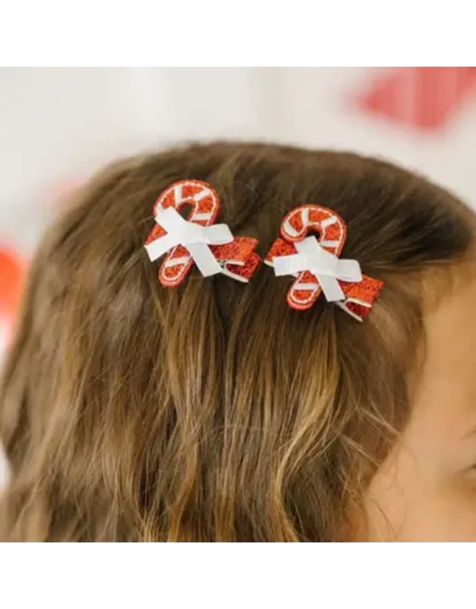 Sweet Wink- Candy Cane Christmas Clip Set