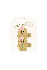 Sweet Wink- Gingerbread Christmas Clip Set