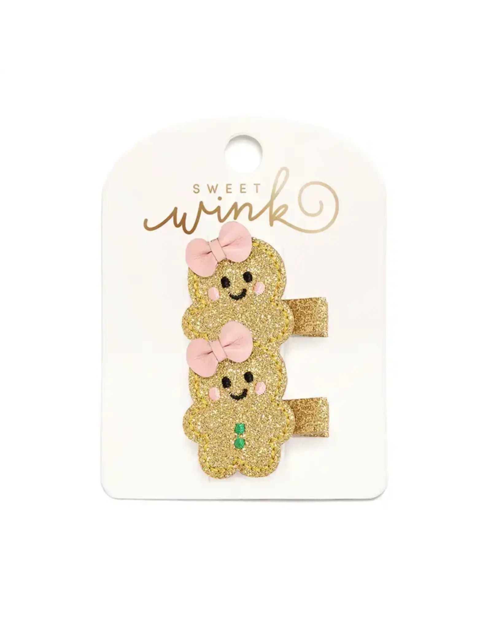 Sweet Wink- Gingerbread Christmas Clip Set