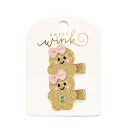 Sweet Wink- Gingerbread Christmas Clip Set